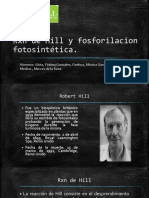 RXN de Hill y Fosforilacion Fotosintética