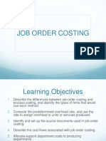 Chapter 5 - Job Order Costing