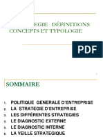 LA - STRATEGIE, Définitions Et Concepts CPE