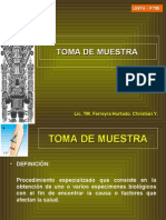 Toma de Muestra