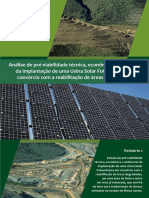 Pre-Viabilidade Implantação Usina Solar Fotovoltaica