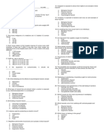 Review Test in Tle7 - 2nd Quarter