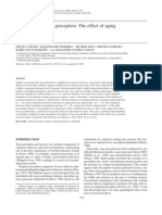 Assessment of Time Perception The Effect of Aging