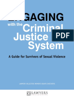 Dos and Donts Engaging With The Criminal Justice System - Survivors of Sexual Violence Lawyers Collective