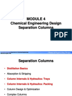 Module 4 (Design of Separation Columns)