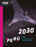 Peru 2030 La Visión Del Perú Que Queremos y Los 17 ODS