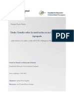 Justificación Tema de La Motivación