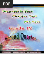 Second Quarter Diagnostic Tests