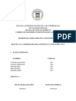 Informe 2 Propiedades Fisicas y Organo