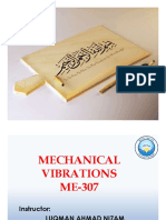 Lecture # 01 (Introduction To Mechanical Vibrations)