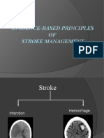 Evidence-Based Principles OF Stroke Management