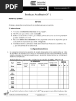 Producto Académico Quimica