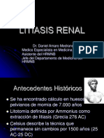 DR - Amaro Litiasis Renal