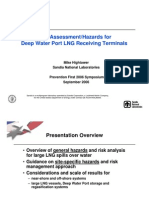 Risk Assessment-Hazards For Deep Water Port LNG Receiving Terminals