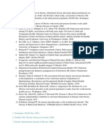 Groningen. PLOS One. 2016. 2. Gadalla TM. Chronic Disease in Canada. 2009. 3. Seattle. International Journal of Obesity. 2009