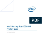 Intel® Desktop Board DZ68DB Product Guide: Order Number: G28723-001