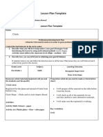 Lesson Plan Template: Circle