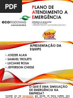 Treinamento Simulado Pae Ecovias