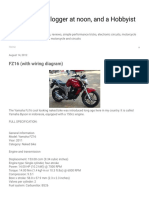 Techy at Day, Blogger at Noon, and A Hobbyist at Night - FZ16 (With Wiring Diagram)