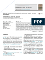 Bayesian Network Model For Task Effort Estimation in Agile Software Development