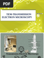 Tem-Transmission Electron Microscopy: Manikandan.V