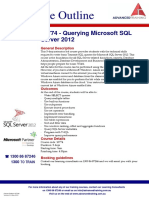 Querying Microsoft SQL Server 2012