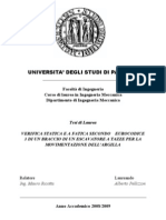 Verifica Statica e A Fatica Secondo Eurocodice 3 Di Un Braccio Di Un Escavatore A Tazze Per La Movimentazione Dell'argilla