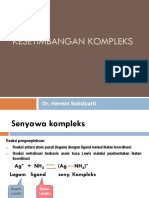 Kesetimbangan Kompleks