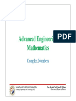 Advanced Engineering Math - Complex Numbers PDF