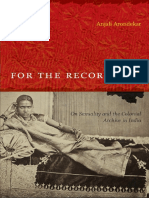 (Next Wave - New Directions in Women's Studies) Anjali Arondekar-For The Record - On Sexuality and The Colonial Archive in India-Duke University Press Books (2009)