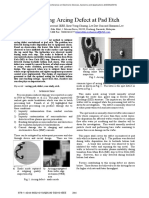 Mitigating Arcing Defect at Pad Etch