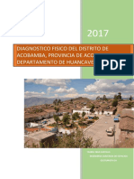 Informe N°2 Ing - Sanitaria Diaz Castillo-Identificar El Diagnostico Fisico Del Distrito de Acobamba - Huancavelica