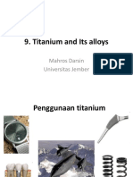 Titanium and Its Alloys: Mahros Darsin Universitas Jember