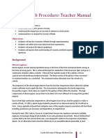 Viscosity Lab Procedure: Teacher Manual: Goals