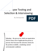 Chap 5 Employee Testing and Selection and Interviewing