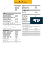 CAT 313F Specifications