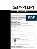 Owner's Manual: Main Features