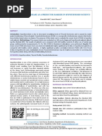 Pseudocholinesterase As A Predictor Marker in Hypothyroid Patients