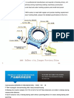 WCB Factory Price Small Hydraulic Slew Drive Worm Gear Slewing Ring Bearing For Solar Tracker System