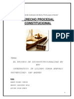 Proceso de Inconstitucionalidad