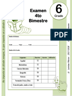 6to Grado - Examen Bloque 4 (2017-2018)