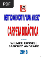 Carpeta Didactica 2018