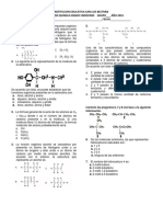 Examen Final 2018 Quimica ONCE