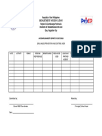 Ndep Accomplishment Template