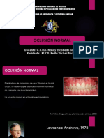 Oclusión Normal, Llaves de Andrews