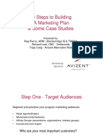 10 Steps To Building A Marketing Plan