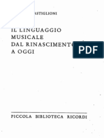 Castiglioni Niccolò - Il Linguaggio Musicale Dal Rinascimento Ad Oggi