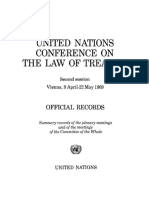 UN Conference On The Law of Treaties 1968-1969 - 2nd Session