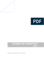 Examen PIR Comentado 2011 Academia PDF