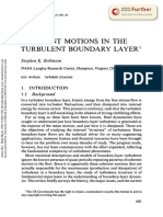 Coherent Motions in The Turbulent Boundary Layer!: Stephen Robinson